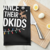 Waarschijnlijk dansen ze met hun kleinkinderen theedoek (Quarter Fold)