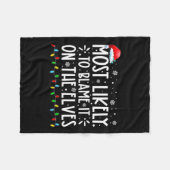 Waarschijnlijk de Elfen de schuld van de leuke ker Fleece Deken (Voorkant (Horizontaal))