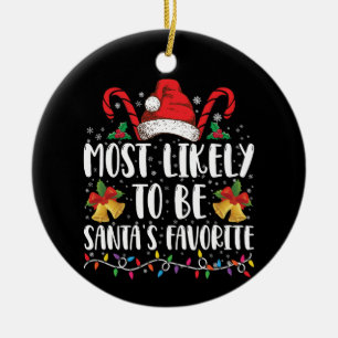 Waarschijnlijk de favoriet van Sinterklaas Funny k Keramisch Ornament
