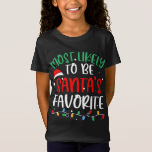Waarschijnlijk de favoriete kerstpyjam van de kers t-shirt