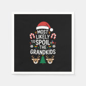 Waarschijnlijk de grap van de kleinkinderen verwen servet (Voorkant)