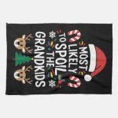 Waarschijnlijk de grap van de kleinkinderen verwen theedoek (Horizontaal)