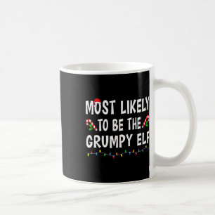 Waarschijnlijk de Grumpy Elf Xmas Funny Family Koffiemok