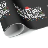 Waarschijnlijk de Santa's Workshop over te nemen Cadeaupapier (Rol Hoek)