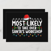 Waarschijnlijk de Santa's Workshop over te nemen Kaart (Voorkant / Achterkant)