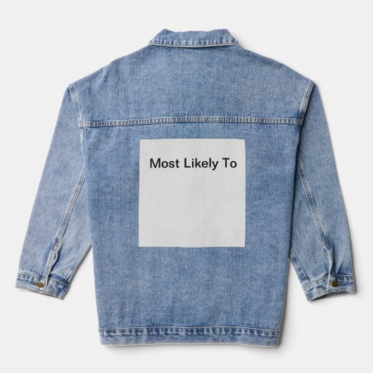 Waarschijnlijk Denim Jacket (Achterkant)