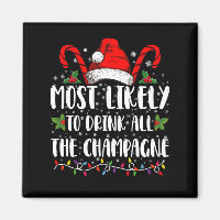 Waarschijnlijk Drink al de champagne Xmas Drink