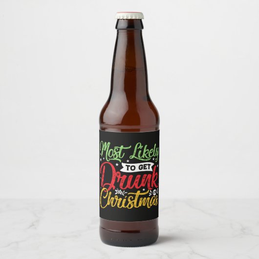 waarschijnlijk drink kerstfeest bier etiket (Voorkant)