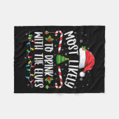 Waarschijnlijk Drink met de elfen Drink C Fleece Deken (Voorkant (Horizontaal))