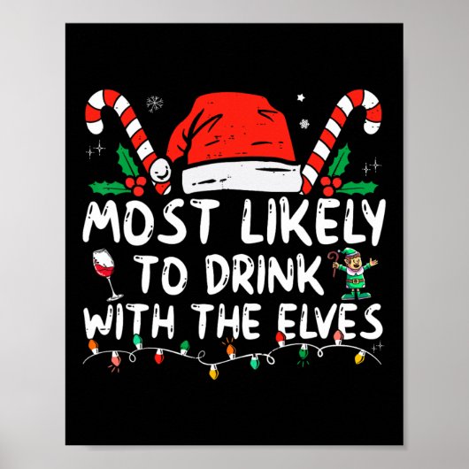 Waarschijnlijk Drink met de elfen Drink C Poster (Voorkant)