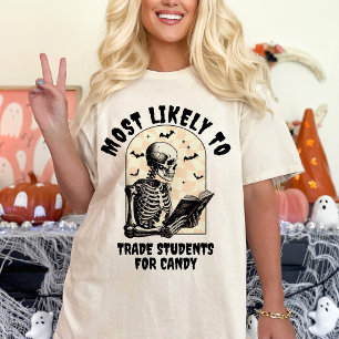 Waarschijnlijk een bijpassende Halloween Ghost Tea T-shirt