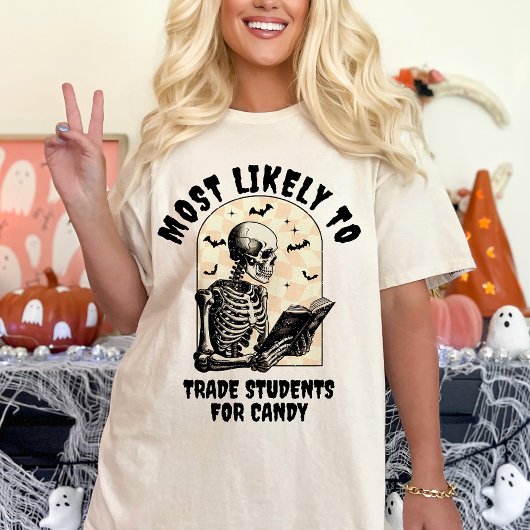 Waarschijnlijk een bijpassende Halloween Ghost Tea T-shirt