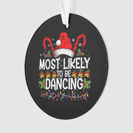 Waarschijnlijk een dansende bijpassende familie ornament (voorkant)