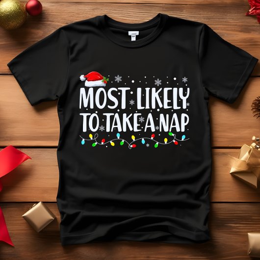Waarschijnlijk een DUTJE KERSTMIS GRAPPIG T-shirt