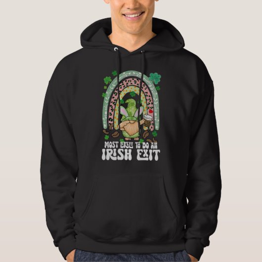 Waarschijnlijk een Ierse exit regenboog kabouter Hoodie (Voorkant)