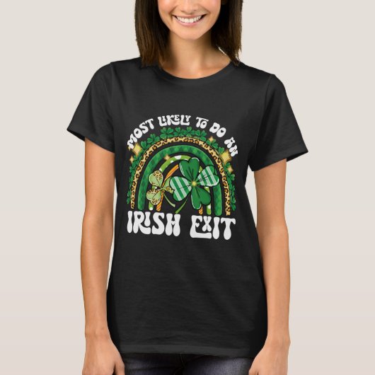 Waarschijnlijk een Ierse exit regenboog T-shirt (Voorkant)
