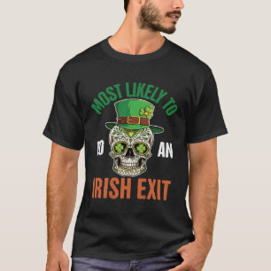 Waarschijnlijk een Ierse exit St Patrick Sugar T-shirt