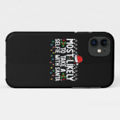 Waarschijnlijk een selfie maken met Kerstmis Case-Mate iPhone Case (Achterkant (horizontaal))
