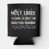 Waarschijnlijk eerst wakker worden op kerstavond blikjeskoeler (Voorkant)