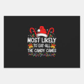 Waarschijnlijk eet ik alle snoepstokjes met kerst inpakpapier vel (Voorkant)