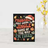 Waarschijnlijk Ga Ik Alleen Even Een Kerstliedje Z Kaart (Gele Bloem)