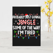 Waarschijnlijk Ga Ik Even Een Kerstliedje Te Zinge Kaart (Gele Bloem)