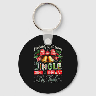 Waarschijnlijk ga ik gewoon een beetje met Kerstmi Sleutelhanger