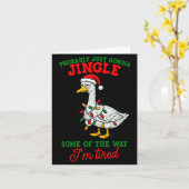 Waarschijnlijk Ga Ik Net Jingelen Ik Ben Moe Lazy  Kaart (Gele Bloem)