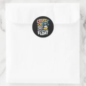 Waarschijnlijk gaat het met de Float Cruise Crew Ronde Sticker (Tas)