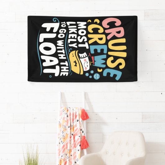 Waarschijnlijk gaat het met de Float Cruise Crew Spandoek (Insitu)