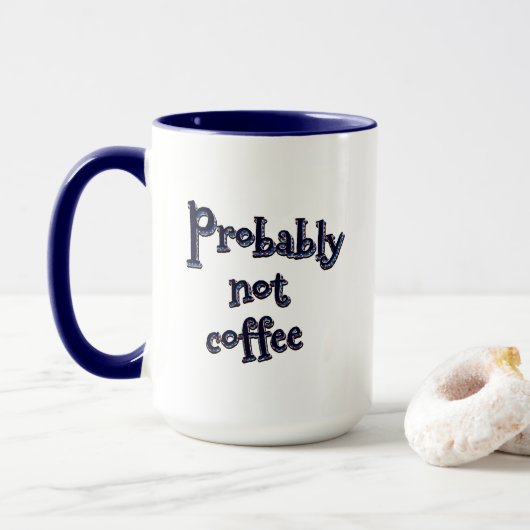 Waarschijnlijk geen koffie mok (Met donut)
