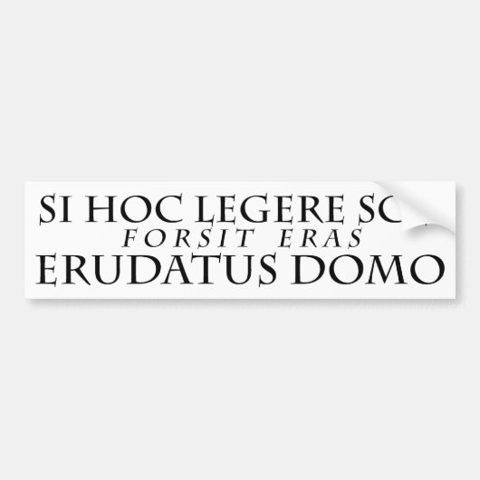 Waarschijnlijk gekozen bumpersticker (Voorkant)