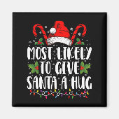 Waarschijnlijk geven ze de Kerstman een knuffel fa Magneet (Voorkant)