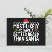 Waarschijnlijk Heeft Hij Een Betere Baard Dan Sint Kaart (Staand voorkant)