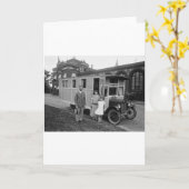 Waarschijnlijk het eerste MOBIELE huis ooit Kaart (Gele Bloem)