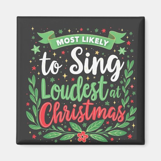 Waarschijnlijk het hardst zingt met Kerstmis Magneet (Voorkant)