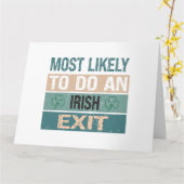 Waarschijnlijk het Ierse vertrek Kaart (Gele Bloem)