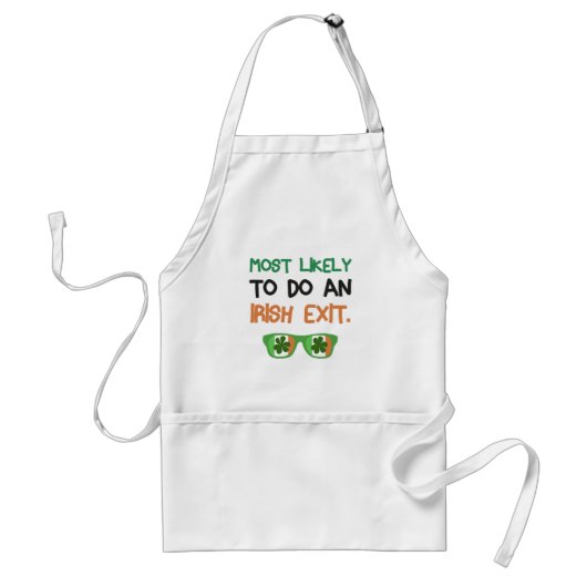 Waarschijnlijk het Ierse vertrek Standaard Schort (Voorkant)