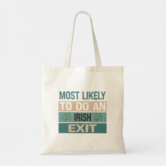 Waarschijnlijk het Ierse vertrek Tote Bag (Achterkant)