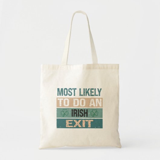 Waarschijnlijk het Ierse vertrek Tote Bag (Voorkant)