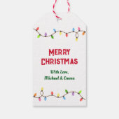 Waarschijnlijk het meest op de Naughty-lijst staan Cadeaulabel (Achterkant)