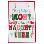 Waarschijnlijk het meest op de Naughty-lijst staan Medium Cadeauzakje (Voorkant)