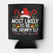 Waarschijnlijk is het de chagrijnige elf grappige blikjeskoeler (Voorkant)