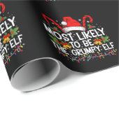 Waarschijnlijk is het de chagrijnige elf grappige  cadeaupapier (Rol Hoek)