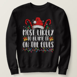 Waarschijnlijk is het de schuld van de Elfen Kerst Trui