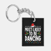 Waarschijnlijk is het een dansende kerstfamilie sleutelhanger (Voorkant Links)