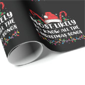 Waarschijnlijk kennen ze alle kerstliedjes cadeaupapier (Rol Hoek)