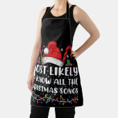 Waarschijnlijk kennen ze alle kerstliedjes schort (Insitu)