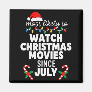 Waarschijnlijk Kerstfilms Kijken Juli Kerst Famili Magneet