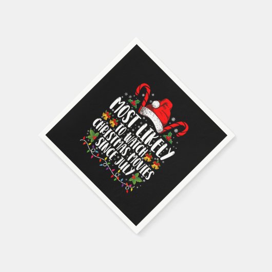 Waarschijnlijk Kerstfilms Kijken Sinds Juli Kerstm Servet (Hoek)